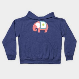 Pink Elephant Kids Hoodie